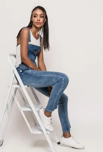 salopette en jean slim