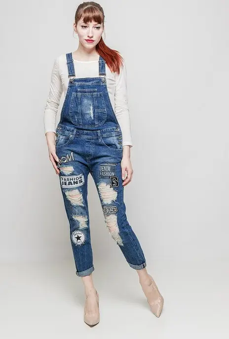 jean denim pour la mode moderne-salopette femme en jean